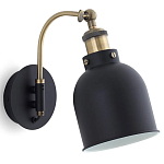 Бра с черным плафоном из металла Roomsy варинант исполнения - 1 | Loft Concept в Казани