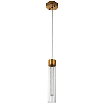 Подвесной светильник золото Sparkling Bubbles Tube Gold Hanging Lamp варинант исполнения - 2 | Loft Concept в Казани