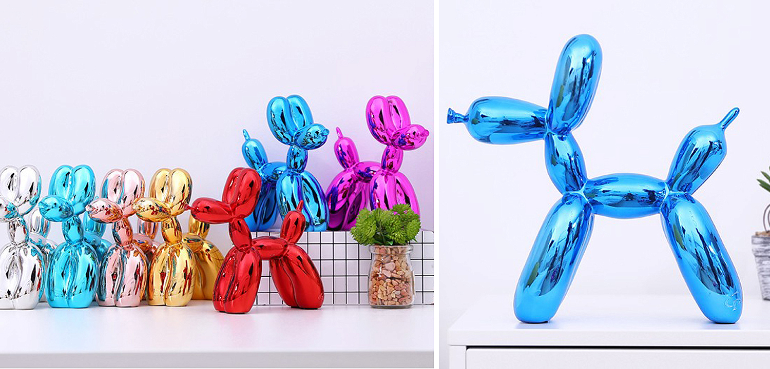 Статуэтка Jeff Koons Balloon Dog medium Blue Статуэтка Jeff Koons Balloon Dog medium Blue - Loft-Concept в Казани