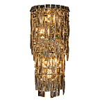 Бра с каскадом из прозрачного хрусталя и корпусом золотого цвета Constant Sparks варинант исполнения - 7 | Loft Concept в Казани