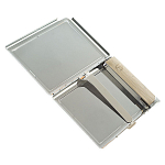 Портсигар с газовой зажигалкой из натурального камня Яшма Змеиная Stone Cigarettes Cases варинант исполнения - 3 | Loft Concept в Казани