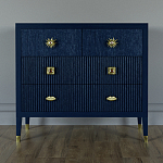 Бельевой Комод с 4 ящиками Elsa Dreams Blue варинант исполнения - 5 | Loft Concept в Казани