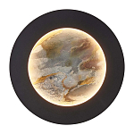 Бра в форме диска черного цвета Borders of Black варинант исполнения - 1 | Loft Concept в Казани