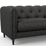 Мебельная ткань Шенилл темно-серый цвет 138 см T4-40 варинант исполнения - 4 | Loft Concept в Казани