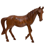 Статуэтка из дерева суар дикая лошадь Wild Horses варинант исполнения - 3 | Loft Concept в Казани