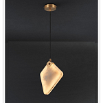 Подвесной светильник фигурный плафон Stone Polygon варинант исполнения - 1 | Loft Concept в Казани