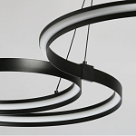 Люстра подвесная светодиодная в виде волнообразной ленты Ribbon Vortex варинант исполнения - 11 | Loft Concept в Казани