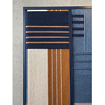 Панно из шнура Синяя геометрическая абстракция wall panel line Blue варинант исполнения - 3 | Loft Concept в Казани