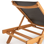 Шезлонг из текстиля и эвкалипта Power of Nature варинант исполнения - 4 | Loft Concept в Казани