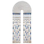 Настенное украшение из нитей Корона с кисточками Crown Wall Hanging варинант исполнения - 4 | Loft Concept в Казани