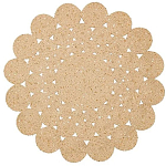 Ковер круглый с джутовой основой Round tourniquet варинант исполнения - 1 | Loft Concept в Казани