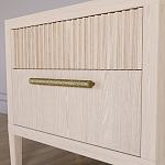 Прикроватная Тумбочка Primo с двумя ящиками Светлый дуб варинант исполнения - 4 | Loft Concept в Казани