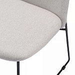 Стул мягкий светло-серый Chair Gray Runners варинант исполнения - 7 | Loft Concept в Казани