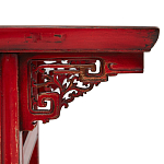 Деревянная консоль в китайском стиле с 2-мя ящиками с резным декором красная Yan Chinese Console Table варинант исполнения - 3 | Loft Concept в Казани