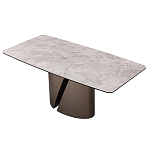 Стол обеденный керамический серый Servorios варинант исполнения - 3 | Loft Concept в Казани