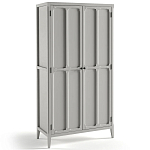 Шкаф серый Silva Grey Cabinet варинант исполнения - 2 | Loft Concept в Казани