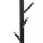 Напольная вешалка чёрная с золотистыми элементами Branches Hangers варинант исполнения - 1 | Loft Concept в Казани