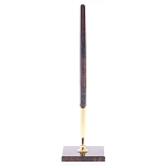 Ручка шариковая на подставке из натурального камня Обсидиан Stone Pens варинант исполнения - 1 | Loft Concept в Казани