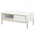 Стол журнальный белый глянцевый Antique Order варинант исполнения - 1 | Loft Concept в Казани