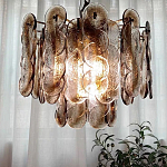 Люстра из круглых стеклянных элементов Vienna варинант исполнения - 6 | Loft Concept в Казани