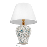 Настольная лампа с цветочной росписью Lamp Flower Painting варинант исполнения - 3 | Loft Concept в Казани