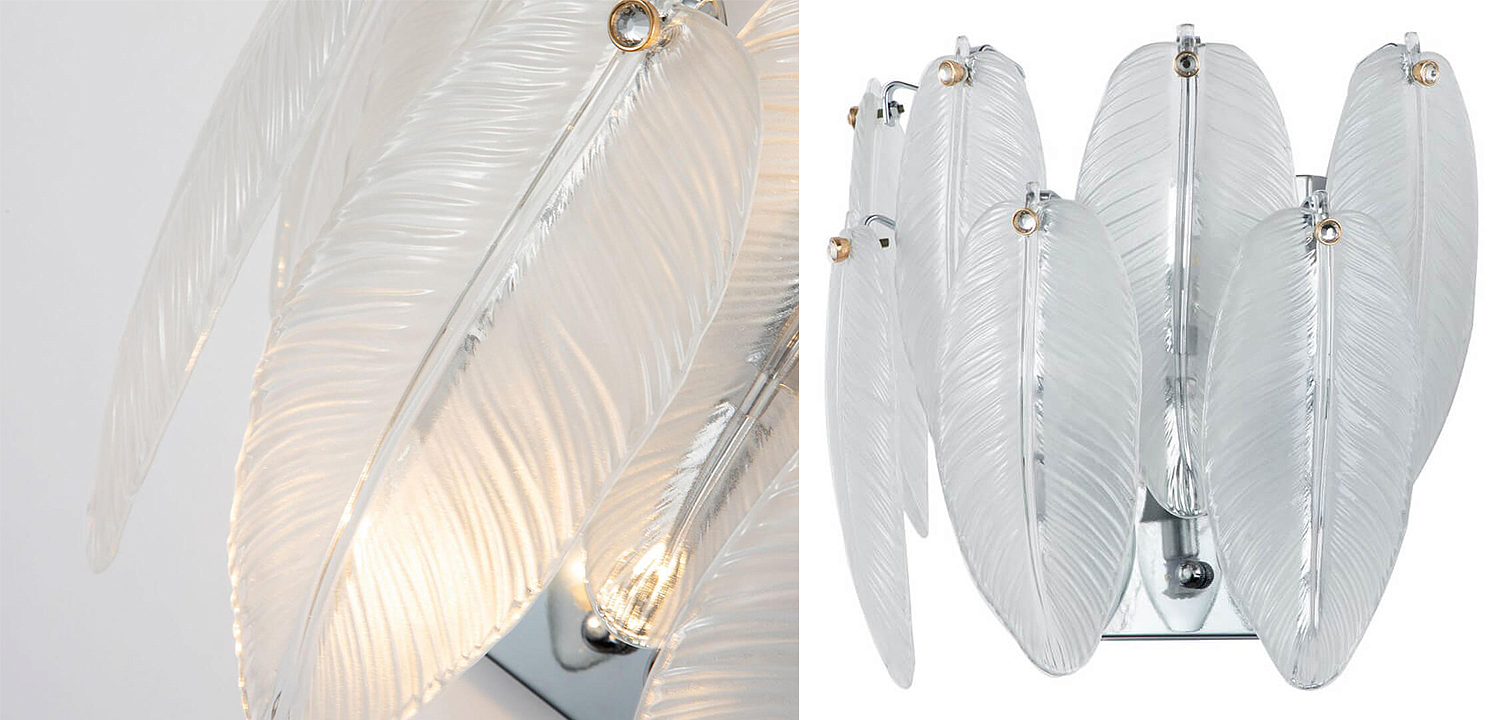 Бра Bud Petals Wall Lamp Chrome Бра Bud Petals Wall Lamp Chrome - Loft-Concept в Казани