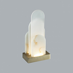 Настольная лампа с белыми вертикальными элементами Alabaster Totem   варинант исполнения - 6 | Loft Concept в Казани