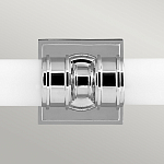 Бра для ванных комнат горизонтальное с двумя матовыми стеклянными цилиндическими плафонами Feiss варинант исполнения - 6 | Loft Concept в Казани