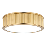 Потолочный светильник с гофрированным абажуром цвета латунь Millennium варинант исполнения - 2 | Loft Concept в Казани