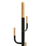 Напольная вешалка из металла и дерева Polly Floor Hanger варинант исполнения - 2 | Loft Concept в Казани