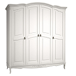 Шкаф белый из массива бука в стиле прованс White Provence варинант исполнения - 1 | Loft Concept в Казани