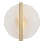 Бра с белым матовым стеклянным плафоном круглой формы Soft Glow Harmony варинант исполнения - 2 | Loft Concept в Казани