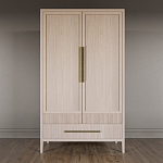 Шкаф платяной Primo с выдвижными ящиками шпон Черный дуб варинант исполнения - 2 | Loft Concept в Казани