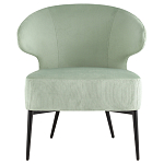 Современное мягкое кресло на металлических ножках Rakush Pistachio варинант исполнения - 2 | Loft Concept в Казани