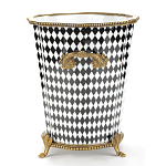 Фарфоровое кашпо Black and white square варинант исполнения - 3 | Loft Concept в Казани