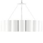 Люстра круглая фактурная в сочетании белого и золотого цвета Wide Stripes of Ribbon варинант исполнения - 2 | Loft Concept в Казани