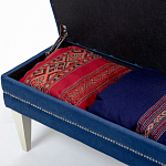 Мягкая банкетка с зоной для хранения Casket Blue варинант исполнения - 4 | Loft Concept в Казани