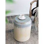 Керамический Табурет в оттенках бежевого и голубого цветов Gradient Stool варинант исполнения - 4 | Loft Concept в Казани