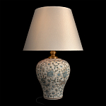 Настольная лампа с цветочной росписью Lamp Flower Painting варинант исполнения - 2 | Loft Concept в Казани