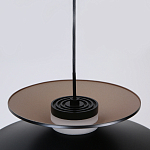 Подвесной светильник черного цвета из металла Obsidian Touch варинант исполнения - 3 | Loft Concept в Казани