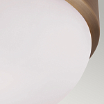 Потолочный светильник круглой формы с белым выпуклым матовым плафоном Feiss варинант исполнения - 4 | Loft Concept в Казани