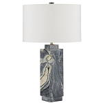 Настольная лампа с корпусом из серого мрамора Breathtaking View варинант исполнения - 4 | Loft Concept в Казани