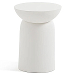 Приставной столик белого цвета Tori варинант исполнения - 2 | Loft Concept в Казани