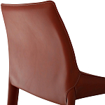 Стул коричневый из искуственной кожи на 4-х ножках Enigma Brown варинант исполнения - 2 | Loft Concept в Казани