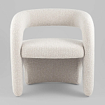 Кресло дизайнерское для лаунж зоны жемчужного цвета Pearl Lounge варинант исполнения - 9 | Loft Concept в Казани