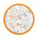 Бра в форме диска с перламутровыми прямоугольниками из морской ракушки Touch of Marine Charm варинант исполнения - 1 | Loft Concept в Казани