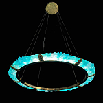 Люстра в форме кольца с цветочным декором Warm Heavenly Light варинант исполнения - 6 | Loft Concept в Казани