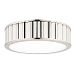 Потолочный светильник с гофрированным серебрянным абажуром Millennium варинант исполнения - 2 | Loft Concept в Казани