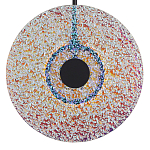 Подвесной светильник из фактурного двойного стекла Heterochromia варинант исполнения - 3 | Loft Concept в Казани