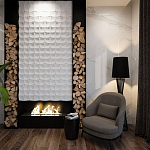 Гипсовая 3D Панель M-38 варинант исполнения - 1 | Loft Concept в Казани